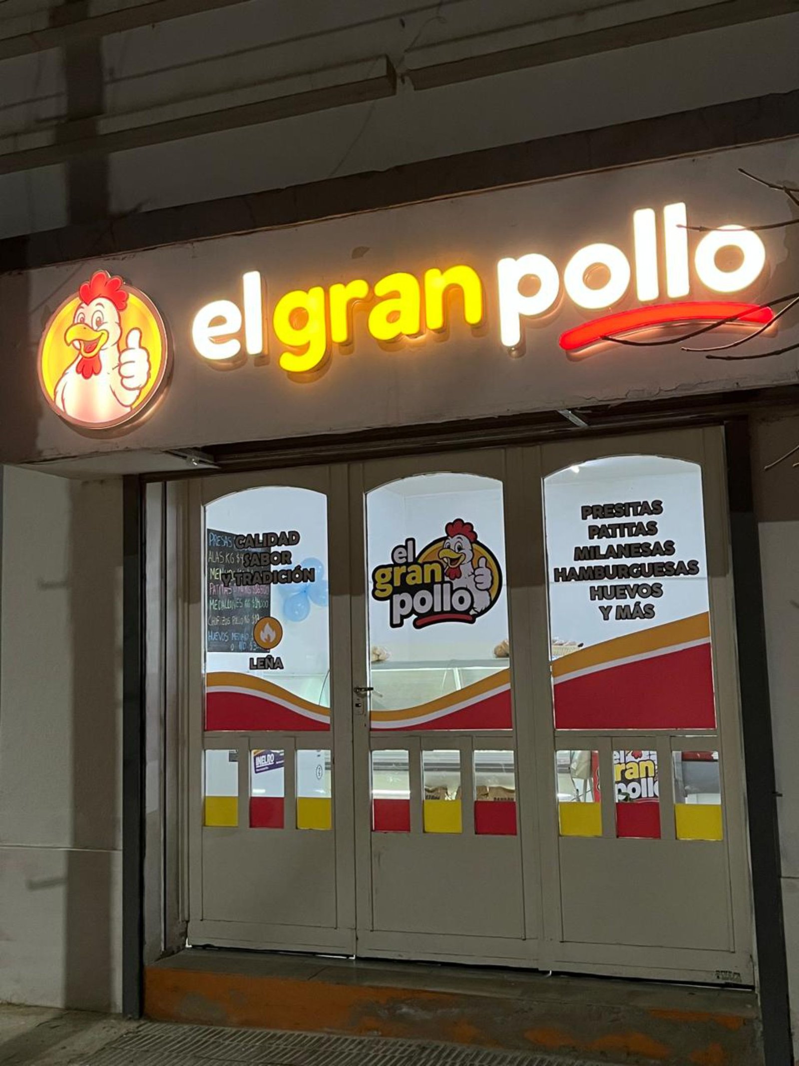 Cartel comercial caja luminosa
